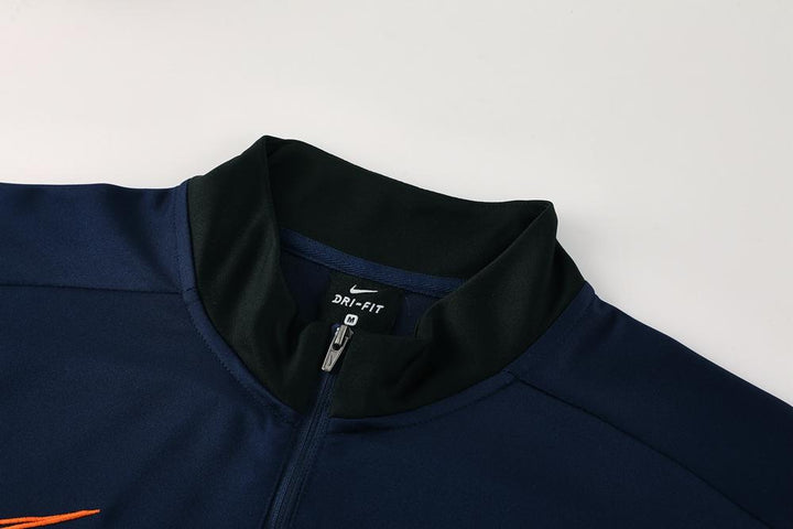 Blusão Treino Nike - Azul Marinho/Laranja