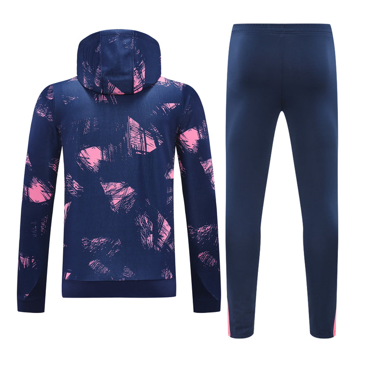 Conjunto PSG 2024/25 Azul Marinho/Rosa - Capuz