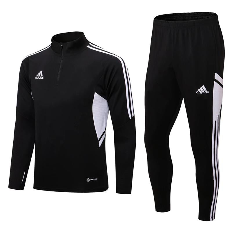 Conjunto Treino Adidas - Preto/Branco