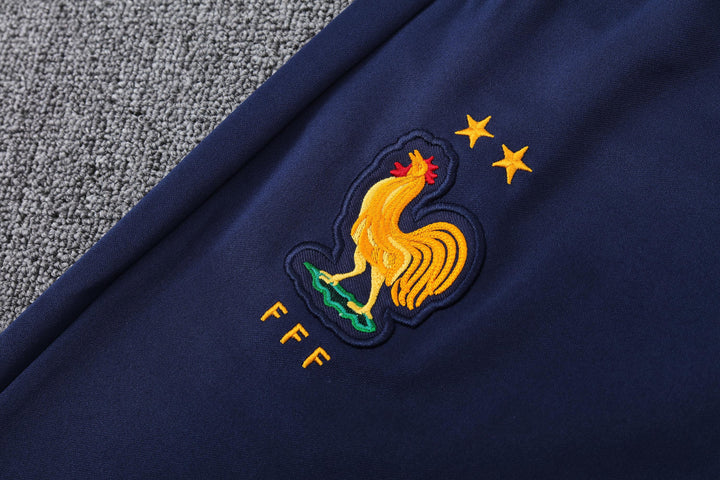 Conjunto França 2024/25 Azul Claro - Capuz