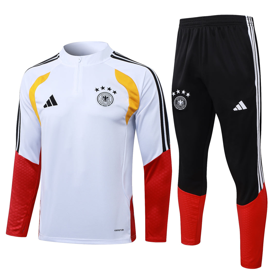 Conjunto Treino Alemanha 26/27 - Branco/Preto