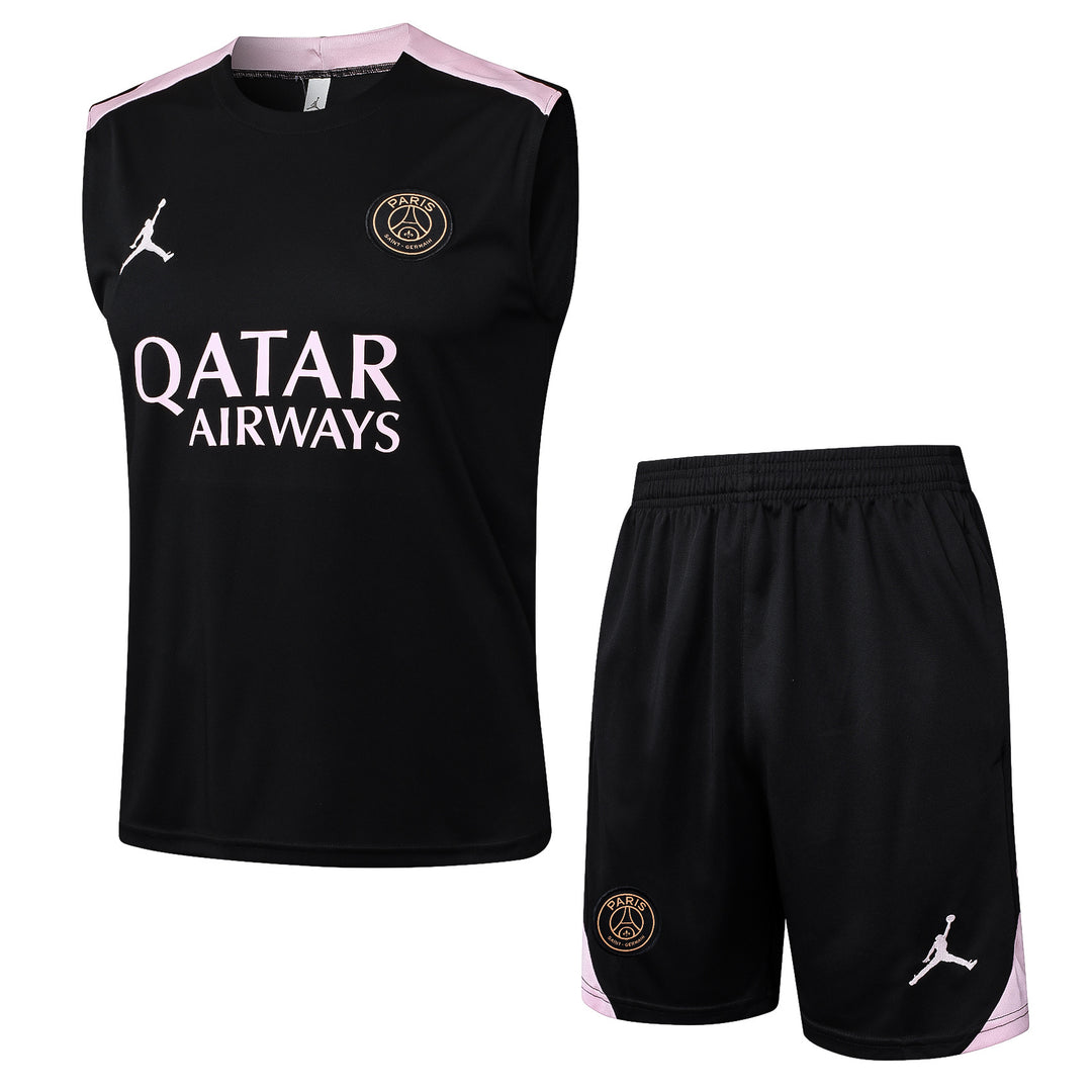 Kit Regata PSG 24/25 - Preto/Rosa