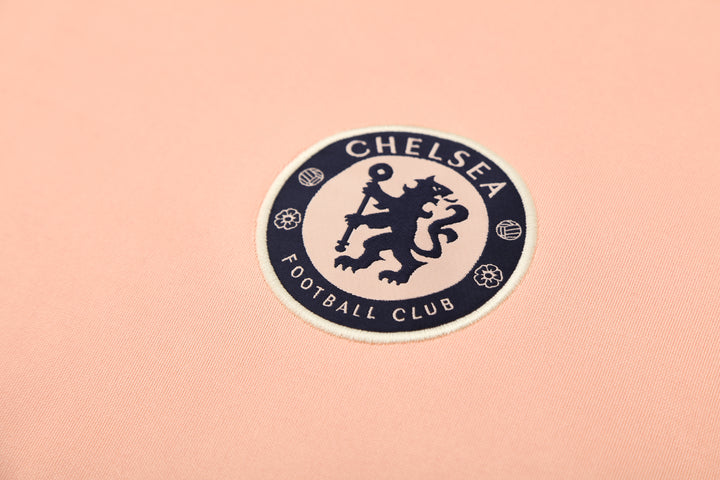 Conjunto Chelsea 2025/26 Salmão - Capuz