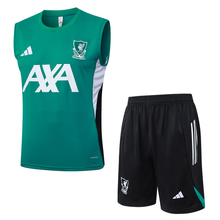 Kit Regata Liverpool 25/26 - Verde Esmeralda/Preto
