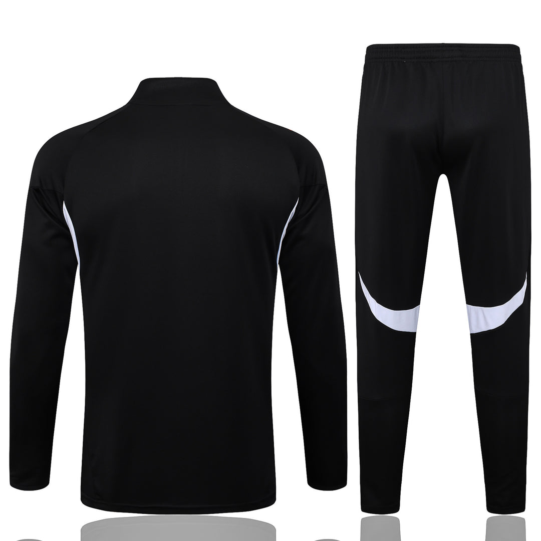 Conjunto Treino Liverpool 25/26 - Preto/Vermelho/Branco