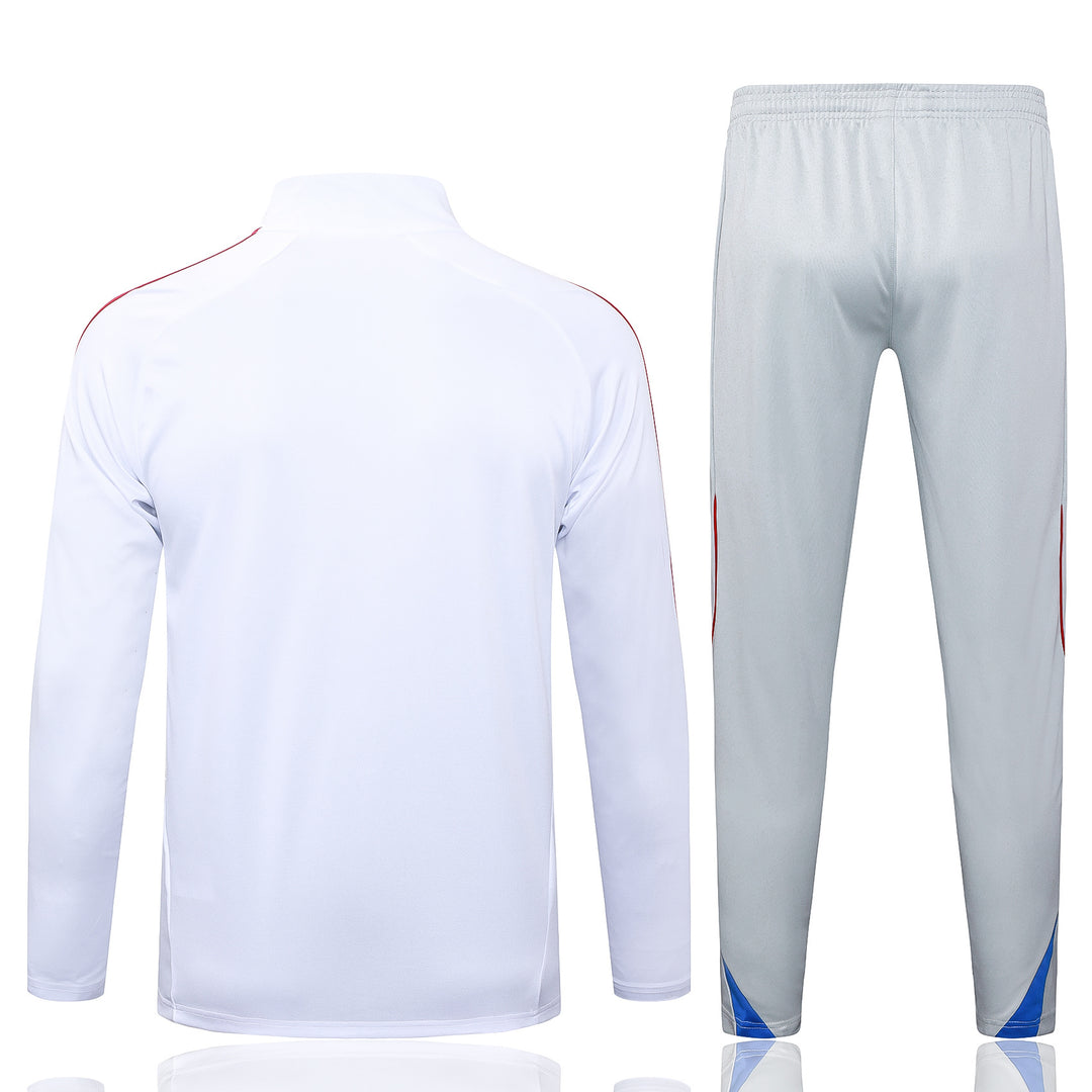 Conjunto Treino Bayern Munich 25/26 - Branco/Cinza