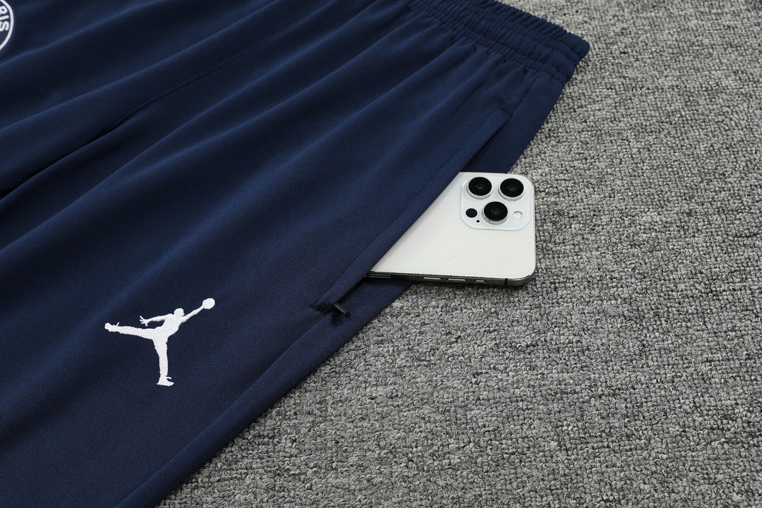 Conjunto PSG 2024/25 Azul Marinho/Rosa - Capuz