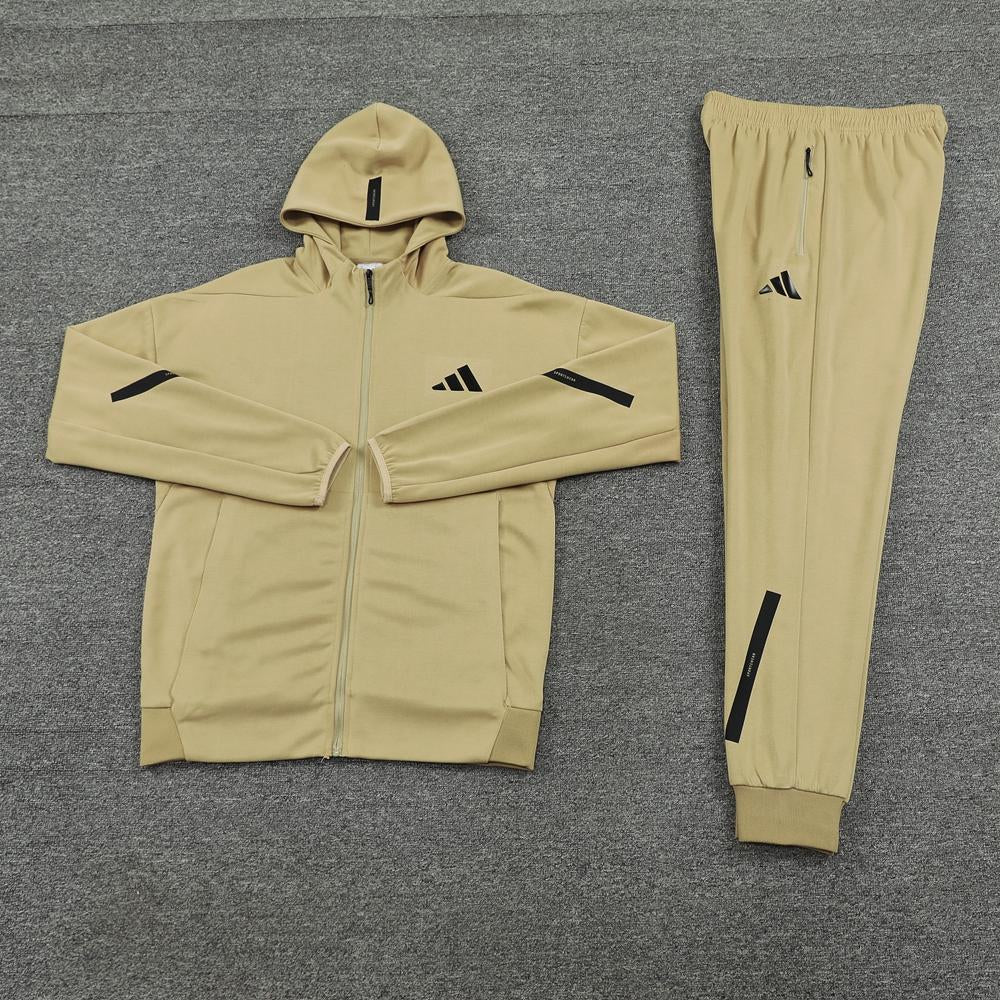 Conjunto Adidas Tech Fleece - Bege