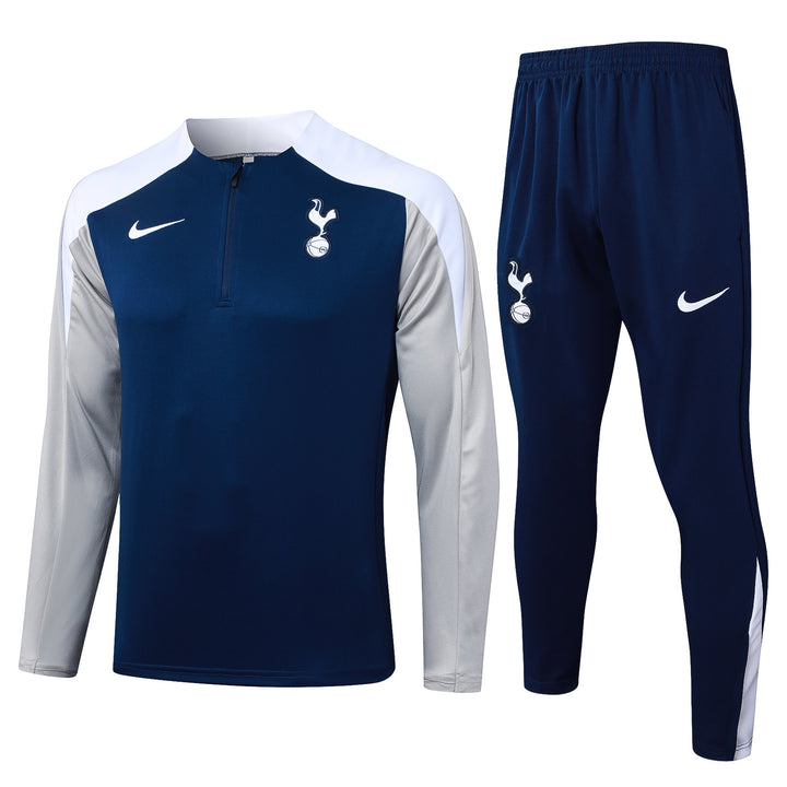 Conjunto Treino Tottenham 25/26 - Azul Oxford/Cinza Claro