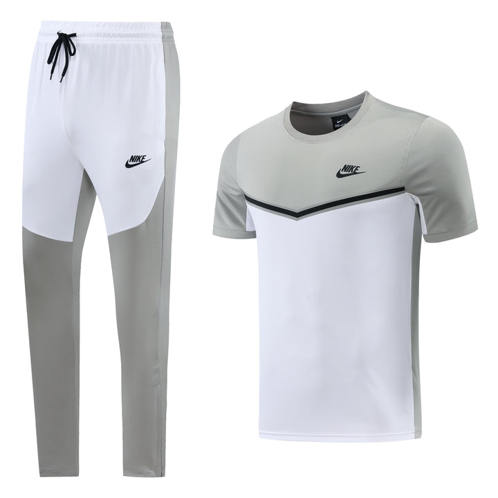 Kit Calça Nike - Cinza Claro/Branco
