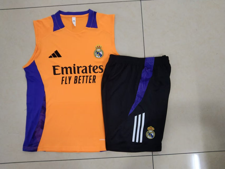 Kit Regata Real Madrid 24/25 - Mostarda/Preto/Roxo