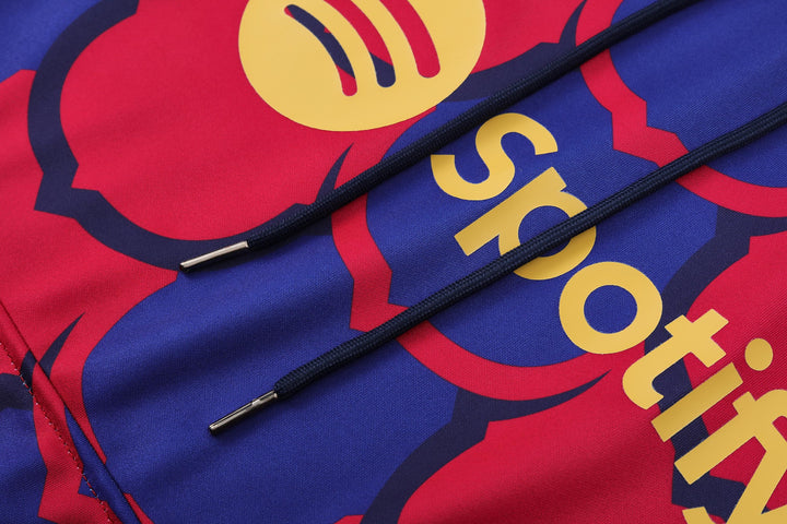 Blusão Barcelona 2025/26 Azul - Capuz