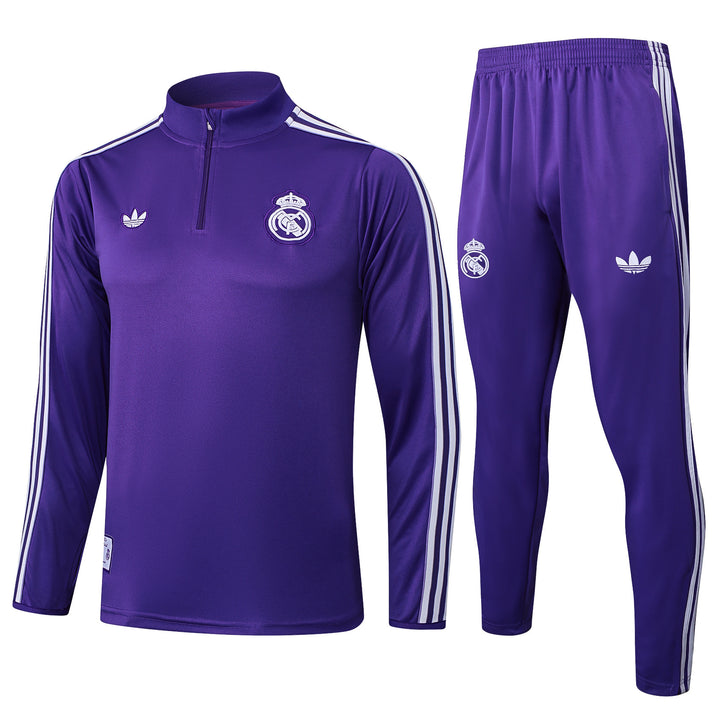 Conjunto Treino Real Madrid 25/26 - Roxo