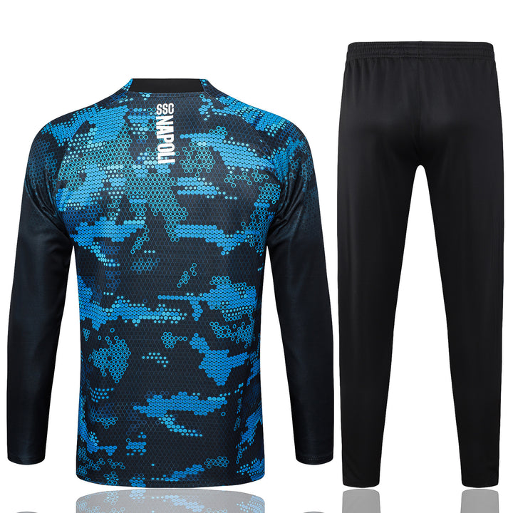 Conjunto Treino Napoli 24/25 - Azul Marinho/Azul Claro