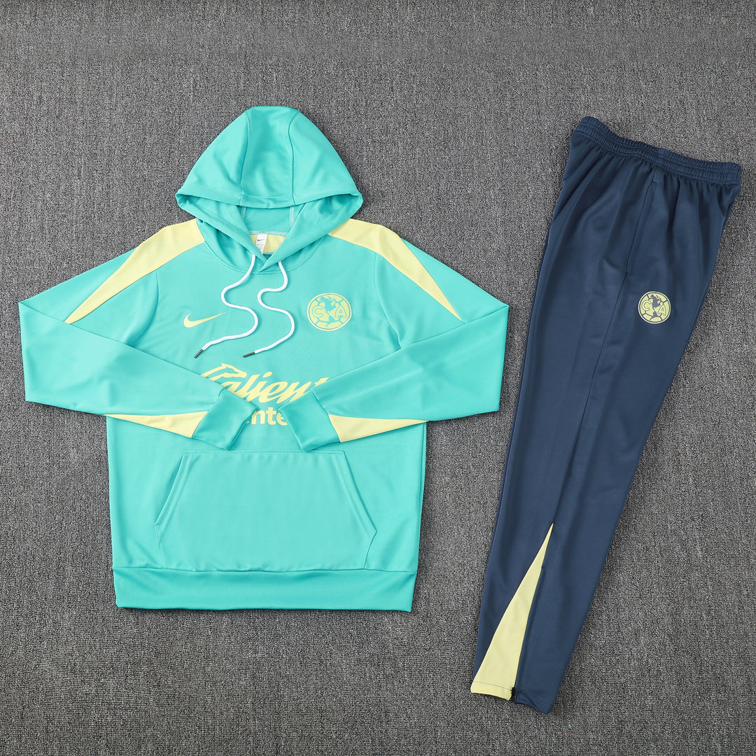 Conjunto Club América 2025/26 Azul Turquesa - Capuz