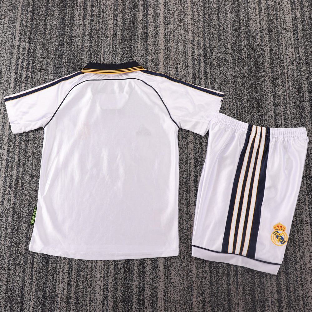 Camisa Retrô Real Madrid 1998/99 Home Infantil – Belt Sports
