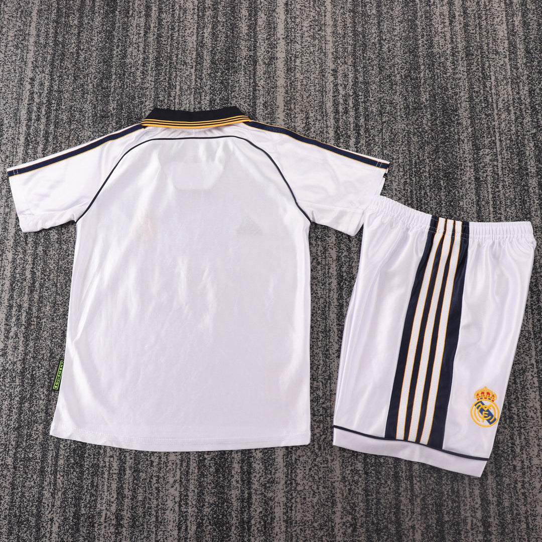 Camisa Retrô Real Madrid 1998/99 Home Infantil – Belt Sports