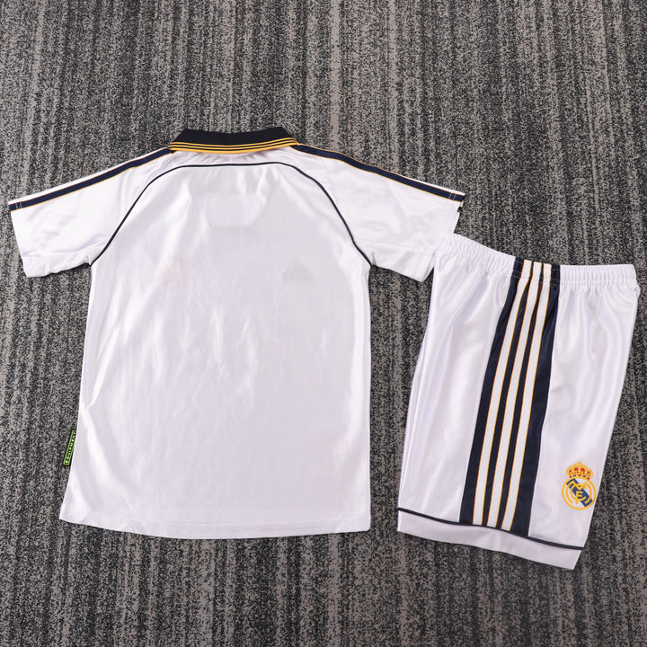 Camisa Retrô Real Madrid 1998/99 Home Infantil – Belt Sports