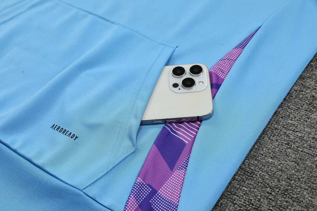 Conjunto Argentina 2024/25 Azul Claro - Capuz