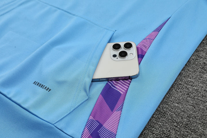 Conjunto Argentina 2024/25 Azul Claro - Capuz