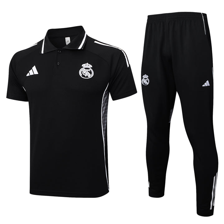 Kit Polo Real Madrid 25/26 - Preto