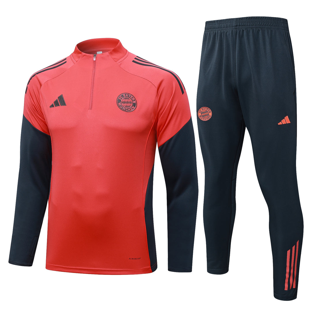 Conjunto Bayern Munich 2025/26 - Vermelho/Azul Marinho