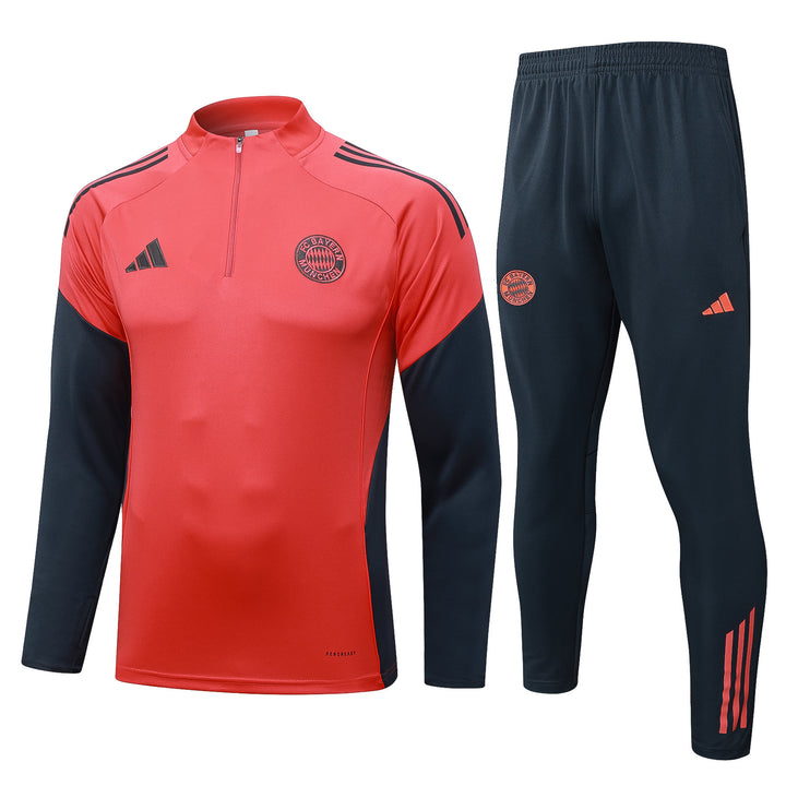 Conjunto Bayern Munich 2025/26 - Vermelho/Azul Marinho