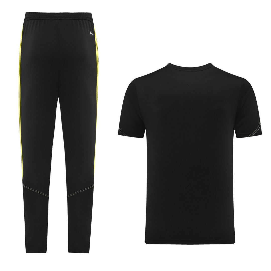 Kit Calça Adidas - Preto/Amarelo