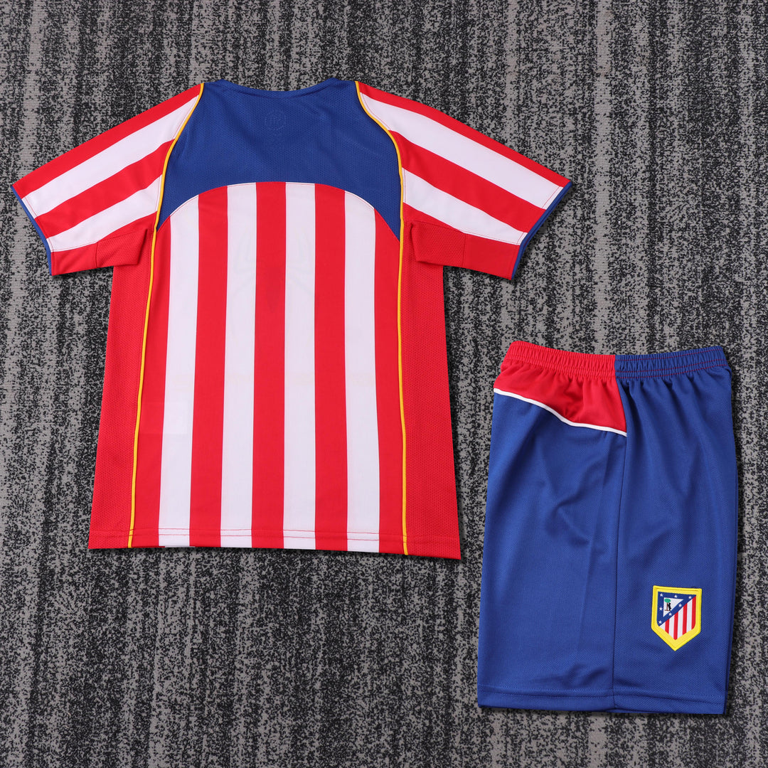 Camisa Retrô Atletico Madrid 2004/05 Home Infantil – Belt Sports