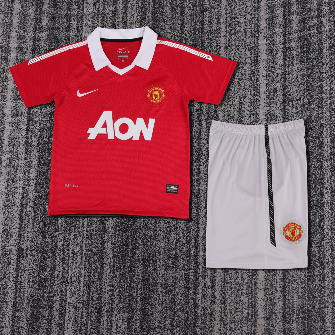 Camisa Retrô Manchester United 2010/11 Home Infantil – Belt Sports