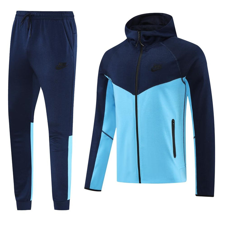 Conjunto Nike Tech Fleece - Azul Claro/Azul Escuro