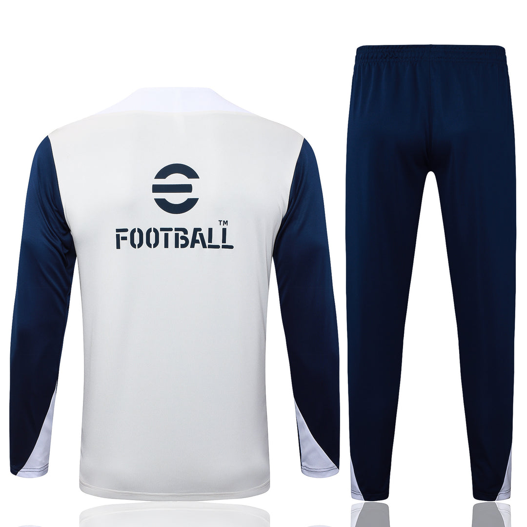Conjunto Treino Inter de Milão 25/26 - Branco/Azul Marinho