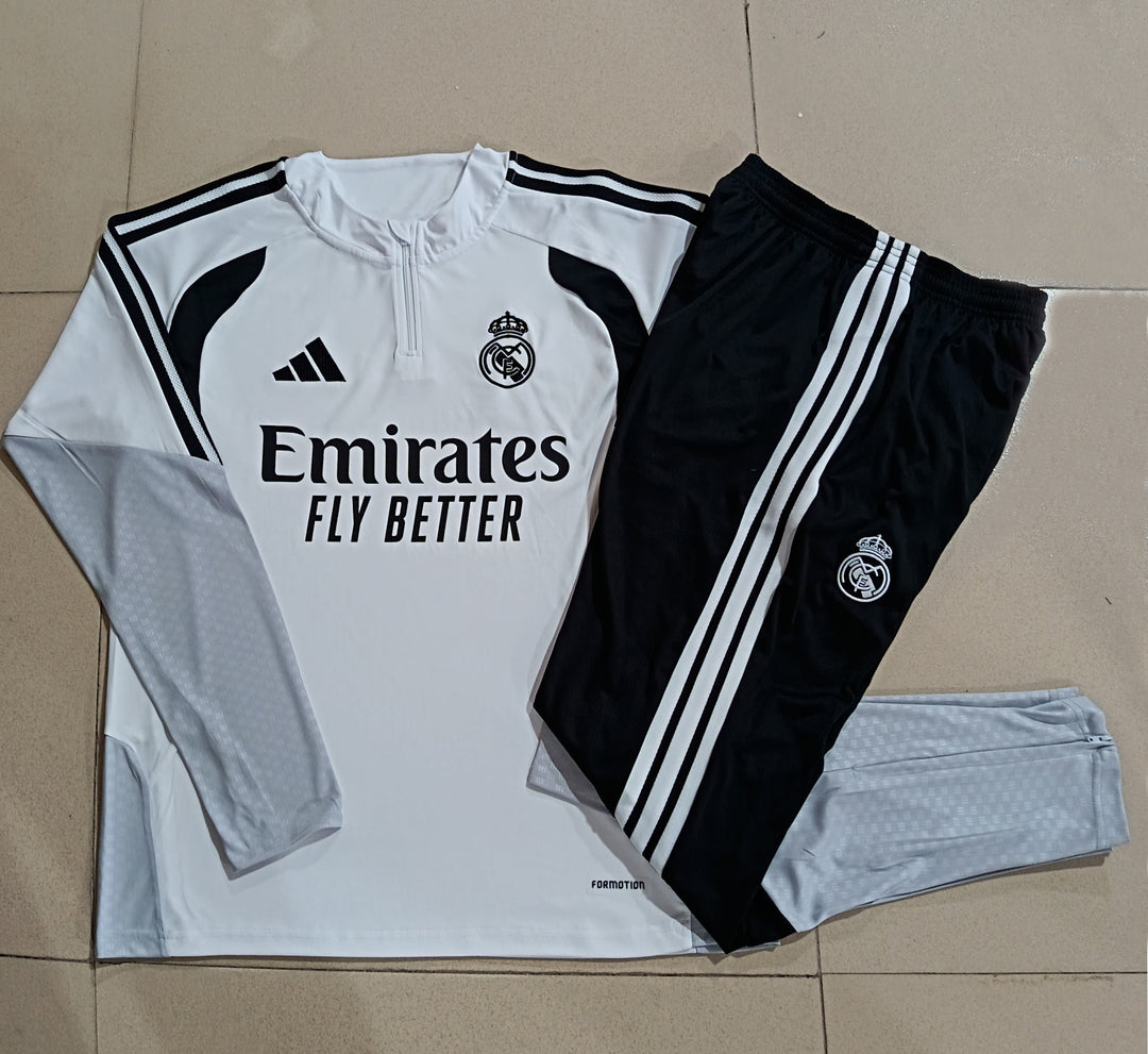 Conjunto Treino Real Madrid 26/27 - Branco