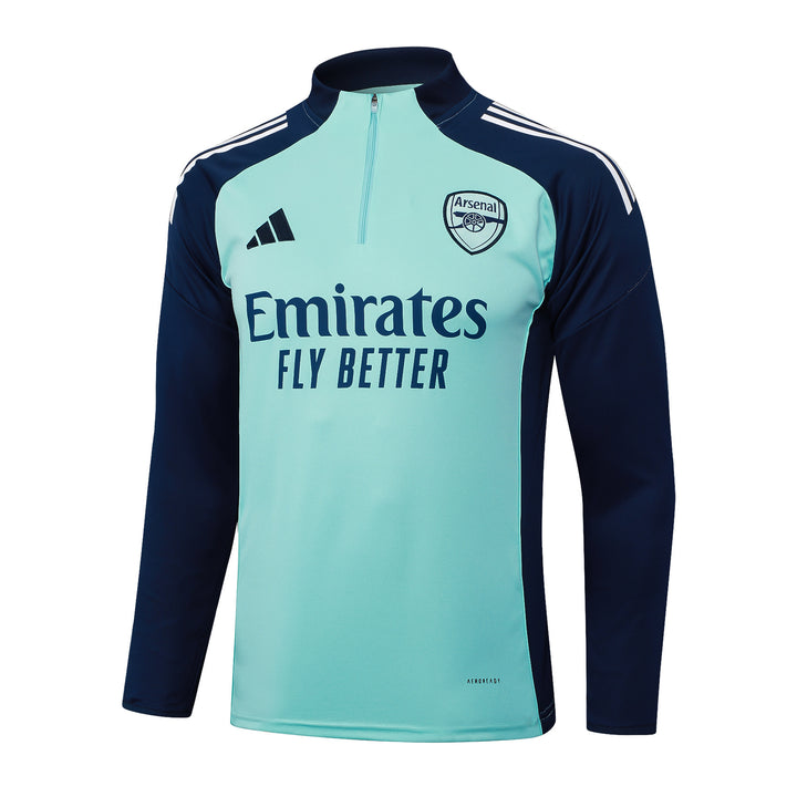 Blusão Arsenal 2025/26 - Turquesa/Azul Marinho