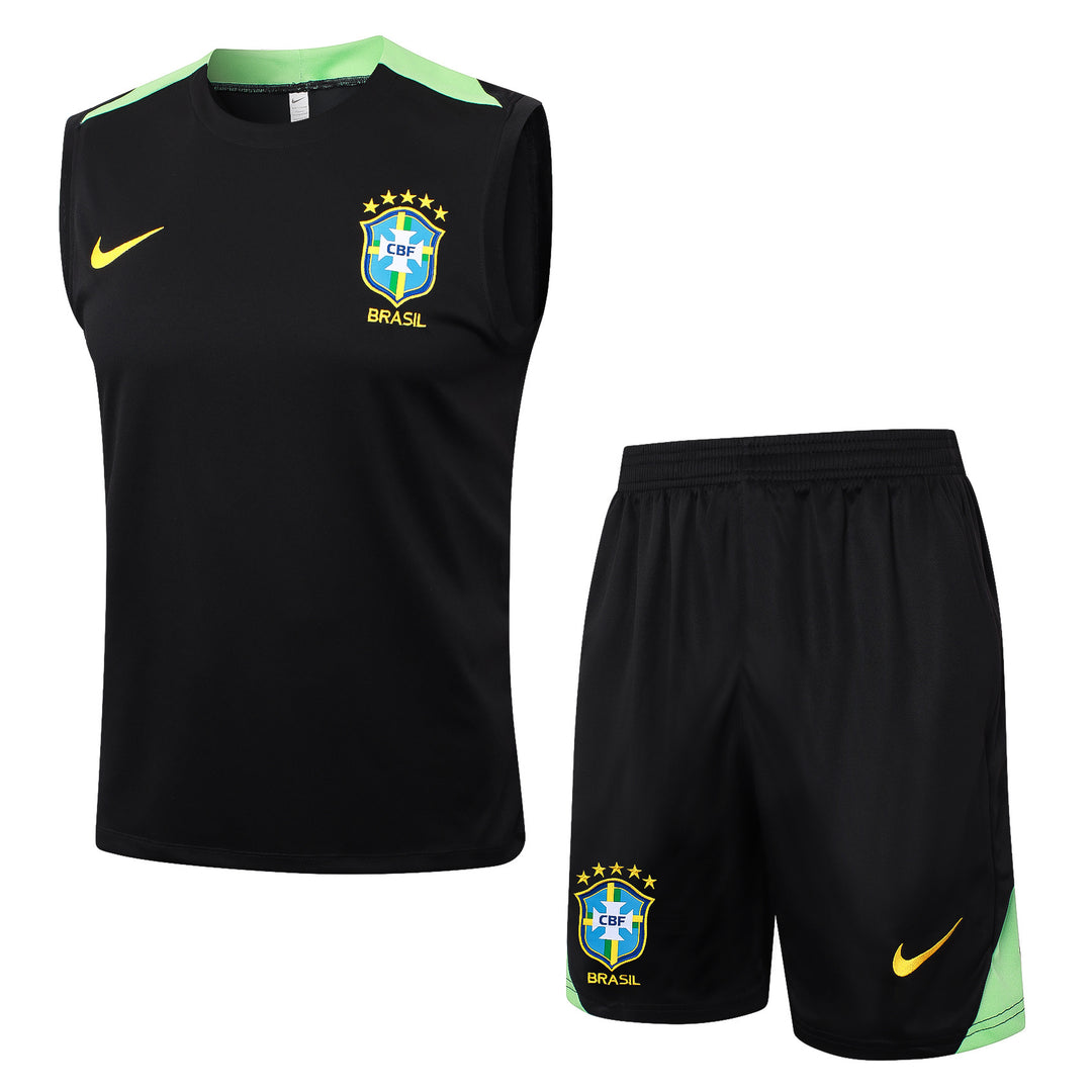 Kit Regata Brasil 24/25 - Preto/Verde Menta