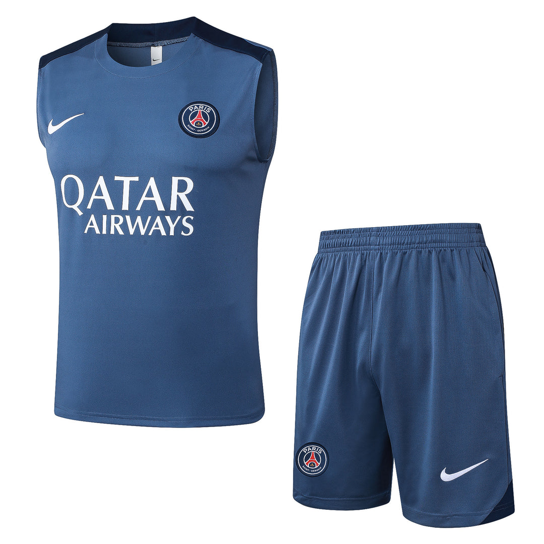 Kit Regata PSG 25/26 - Azul Aço/Azul Marinho