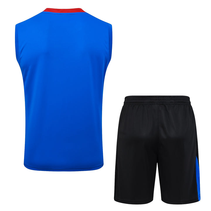 Kit Regata PSG 25/26 - Azul Royal/Vermelho/Preto