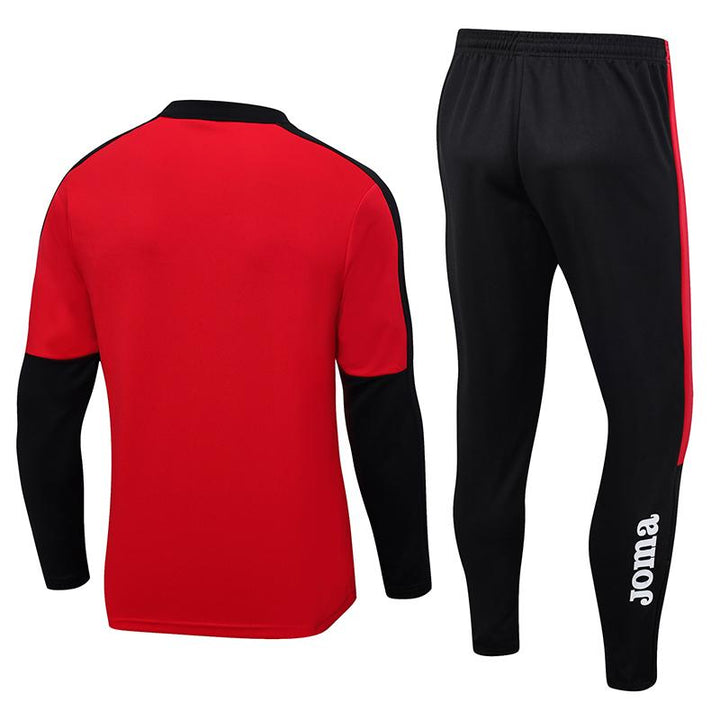 Conjunto Treino Joma - Preto/Vermelho
