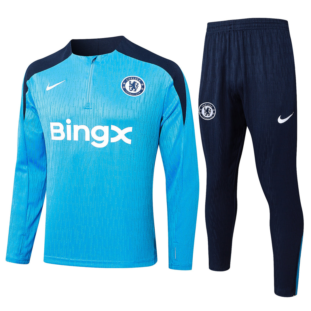 Conjunto Treino Chelsea 24/25 - Azul Claro/Azul Marinho