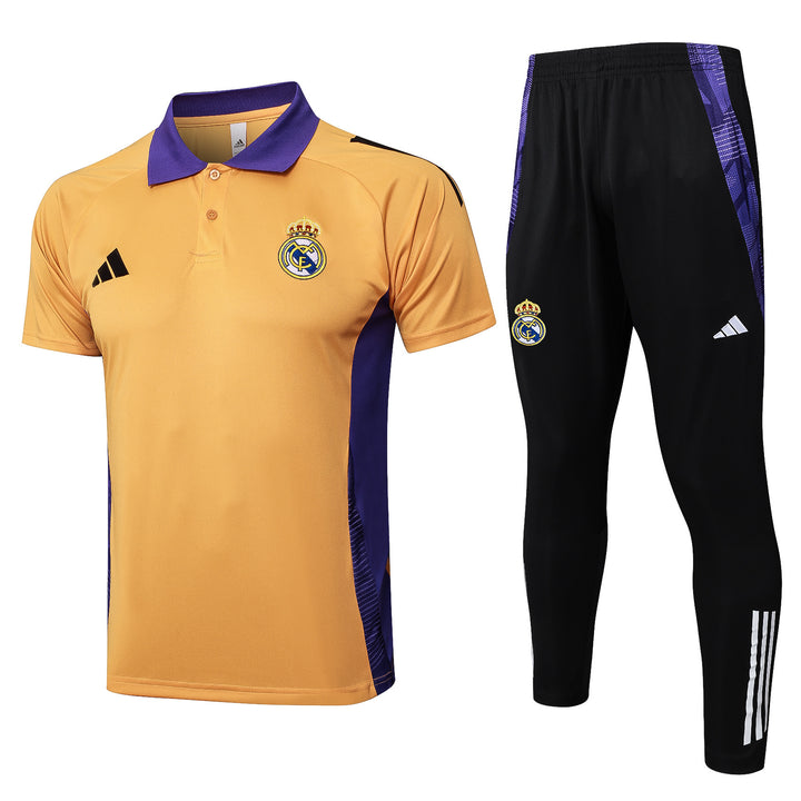 Kit Polo Real Madrid 24/25 - Laranja