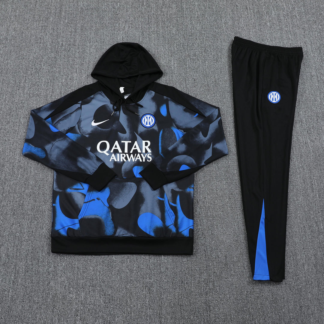 Conjunto Inter de Milão 2024/25 Preto - Capuz