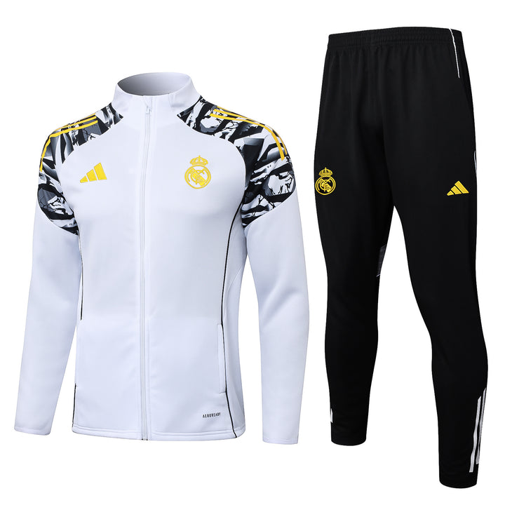 Conjunto Real Madrid 25/26 - Branco Estampado