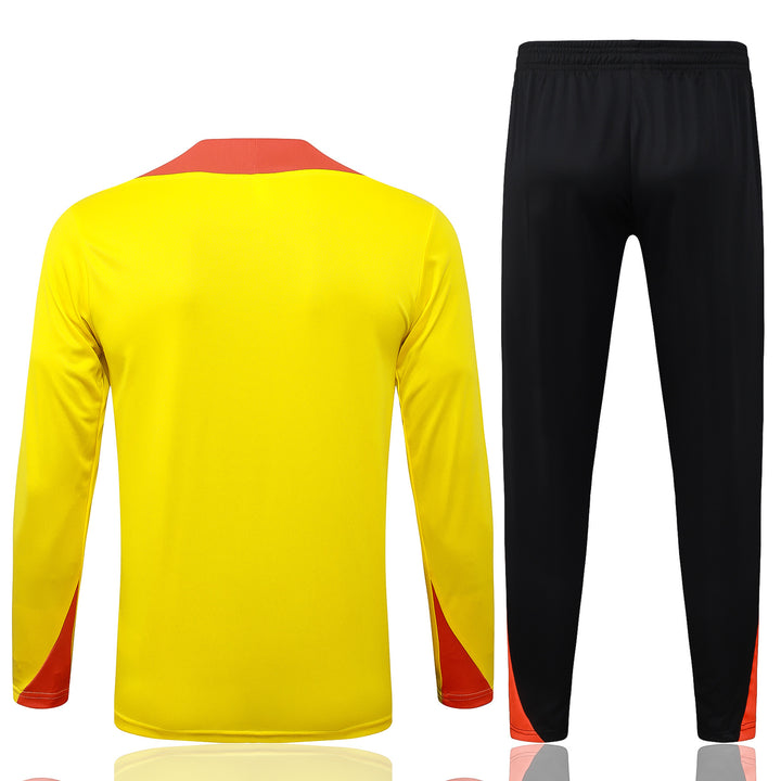 Conjunto Treino Brasil 25/26 - Amarelo/Preto