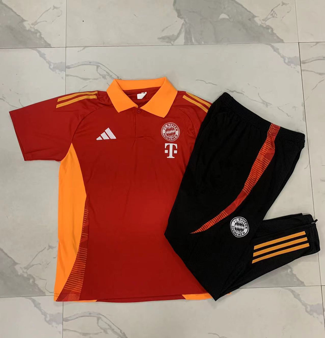 Kit Polo Bayern de Munique 24/25 - Vermelho