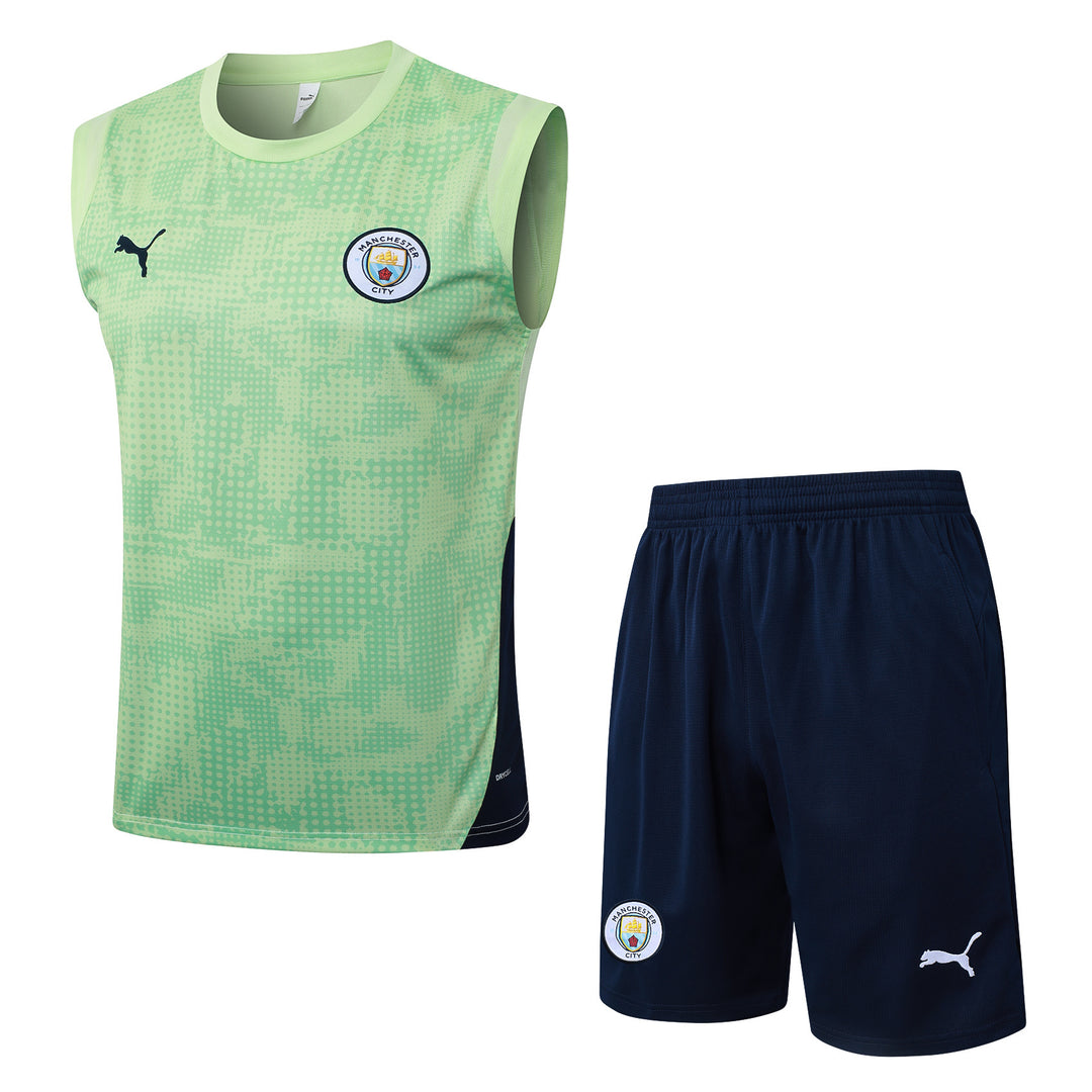 Kit Regata Manchester City 25/26 - Verde Menta/Azul Marinho