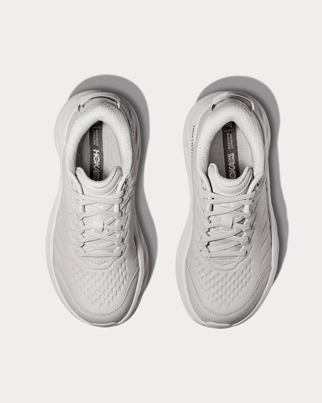 Hoka Bondi SR - Cinza Claro/Branco