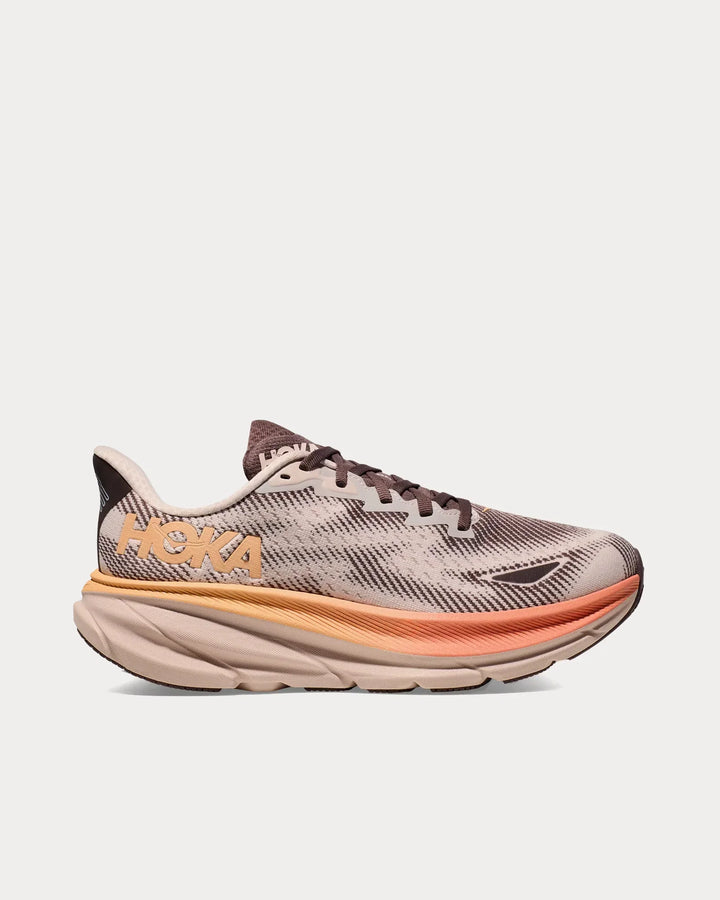 Hoka Clifton 9 GTX – Bege/Rosa Claro