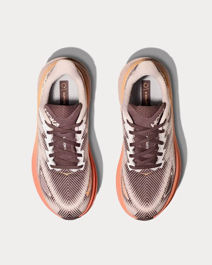 Hoka Clifton 9 GTX – Bege/Rosa Claro