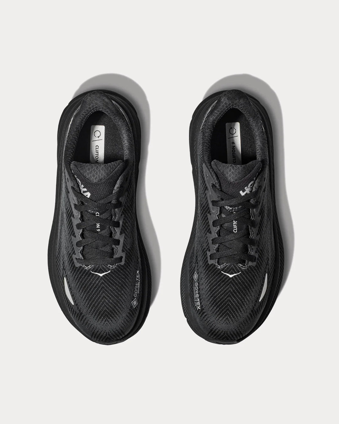 Hoka Clifton 9 GTX - Preto/Cinza Claro