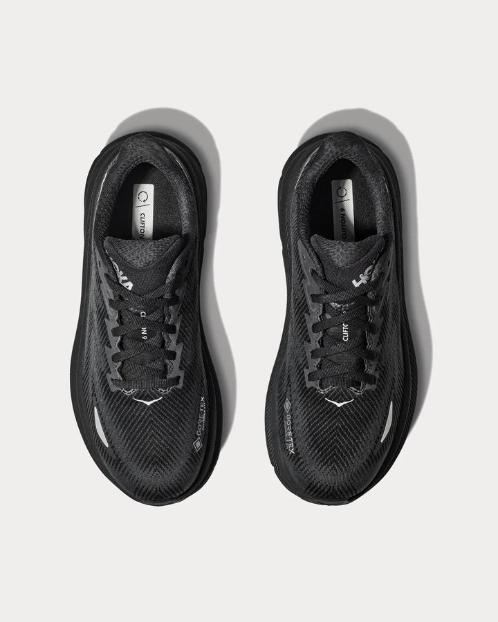 Hoka Clifton 9 GTX - Preto/Cinza Claro